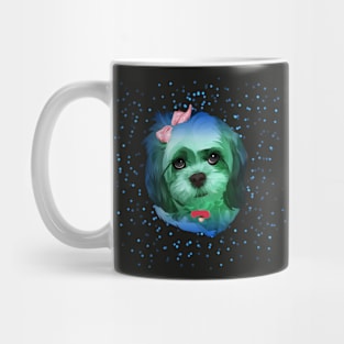 Dog in pop art Mug